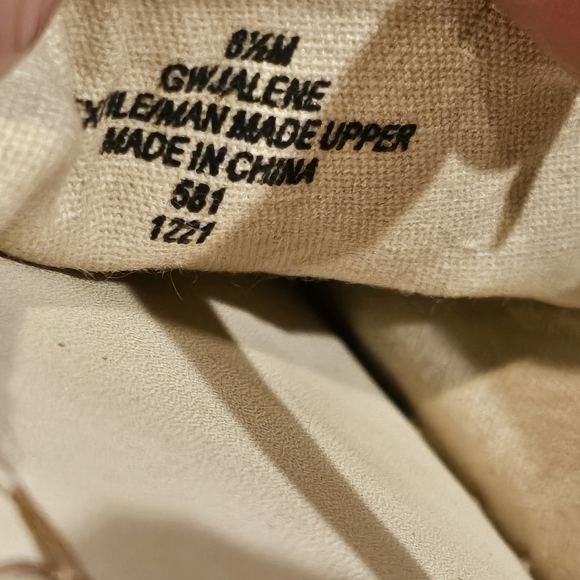 Guess Espadrilles with Orange Ankle Tie Sz 8.5 - Picture 10 of 11